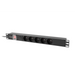 Lanberg разпределителен блок (pdu) 19’’ 1U 10a 2m 5x