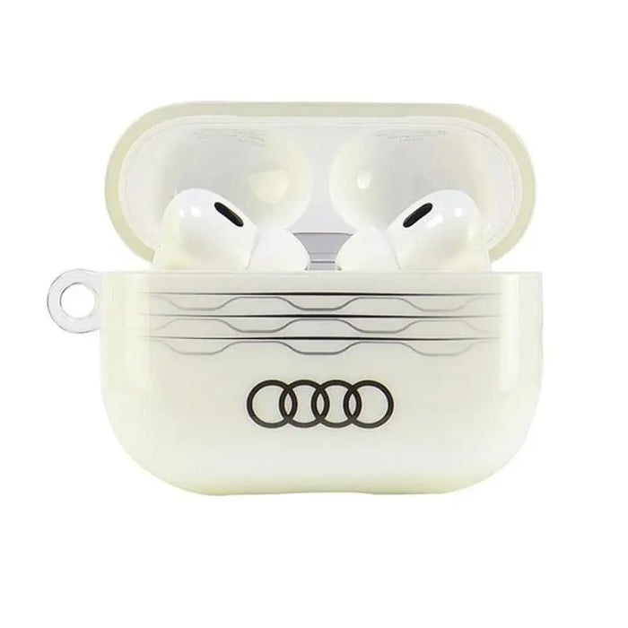Калъф Audi IML Geometric Pattern за AirPods Pro 2 - бял