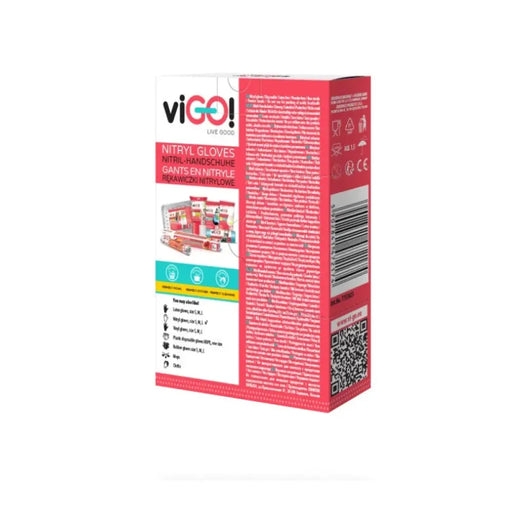 ДОМАКИНСКИ РЪКАВИЦИ НИТРИЛНИ М PREMIUM VIGO - ЧЕРНИ