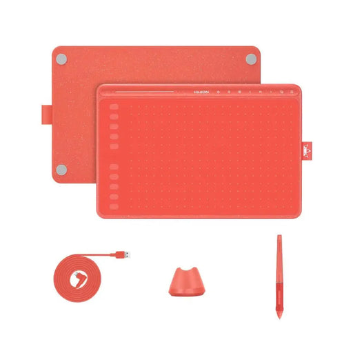 HUION HS611 RED графичен таблет 5080 lpi 258.4 x 161.5 mm