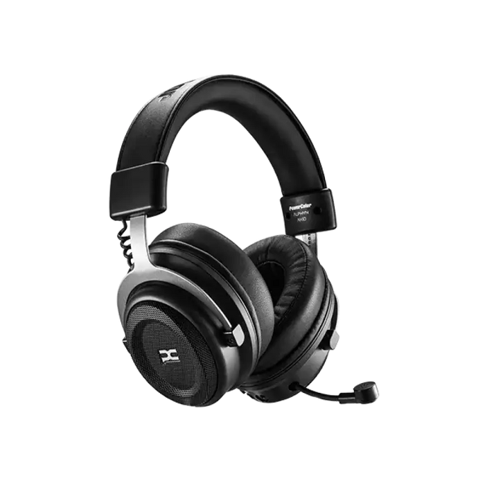 Геймърски безжични слушалки PowerColor Alphyn AH10 - Черни