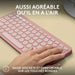 Блуту Клавиатура с Поставка за Таблет Logitech K380 френски