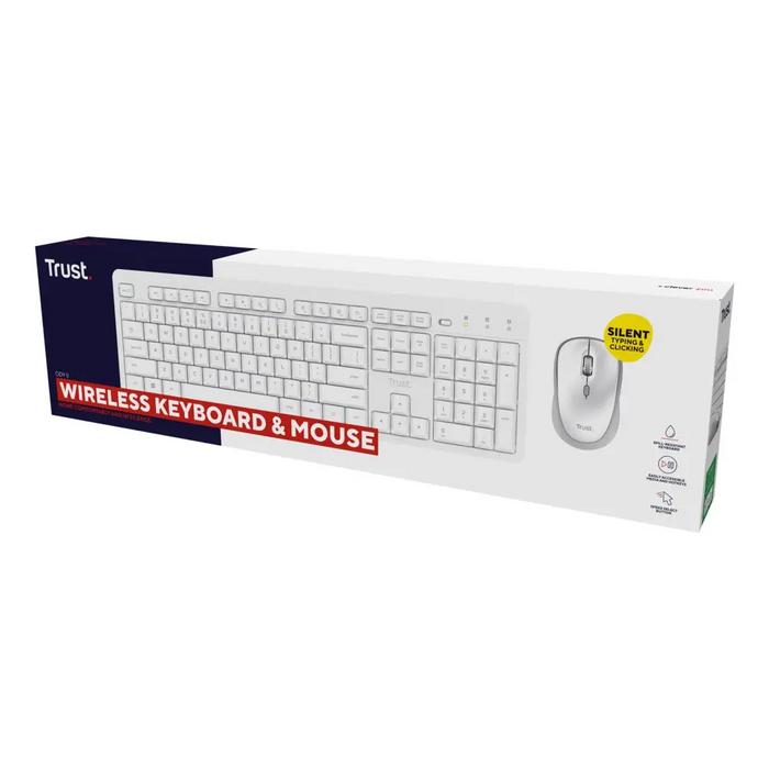 Клавиатура Trust Ody II Включена мишка Home/Office RF