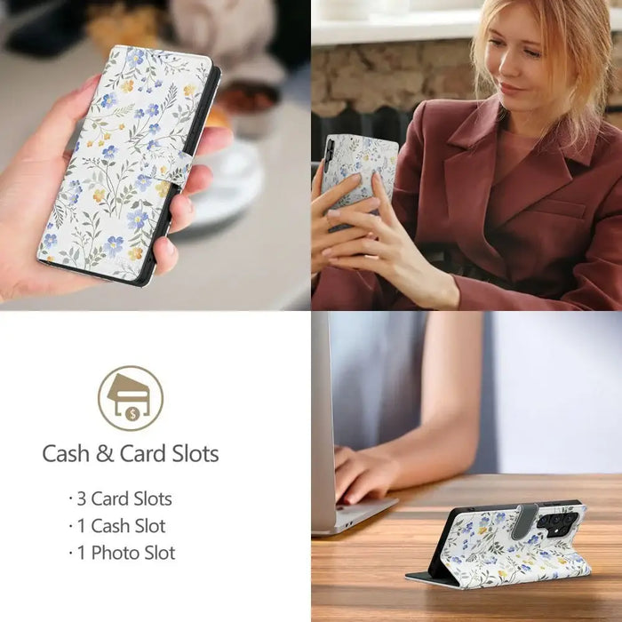 Калъф Tech-Protect Wallet за Samsung Galaxy A36 5G - Бели