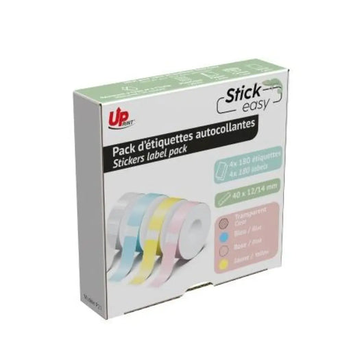Комплект 4 бр. ролки етикети залепващи за STICK EASY UP21