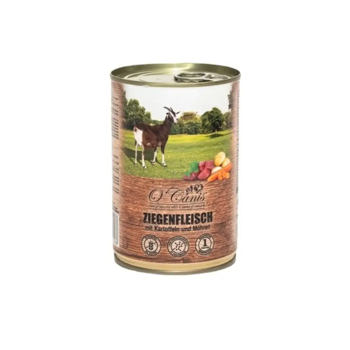Кучешка консерва O’CANIS - мокра храна - коза с картофи