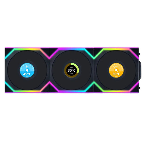 Вентилатори 3бр Lian Li UNI FAN SL Wireless LCD Reverse