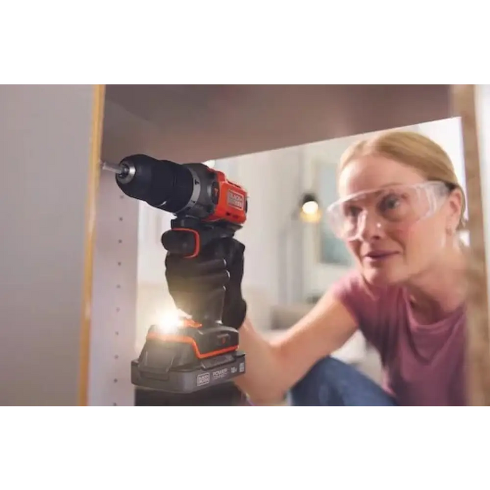 18V BCD383D2TA BLACK + DECKER бормашина/винтоверт