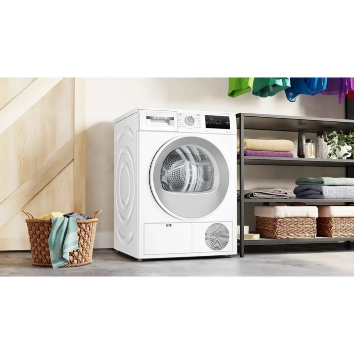Пералня със сушилня с термопомпа BOSCH WTH85077PL Серия 4 8