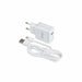 Зарядно за стена + Кабел USB A към USB C DCU 66826 Бял (1 m)