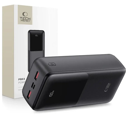 Преносима батерия Powerbank Tech-Protect PB03 30000mAh