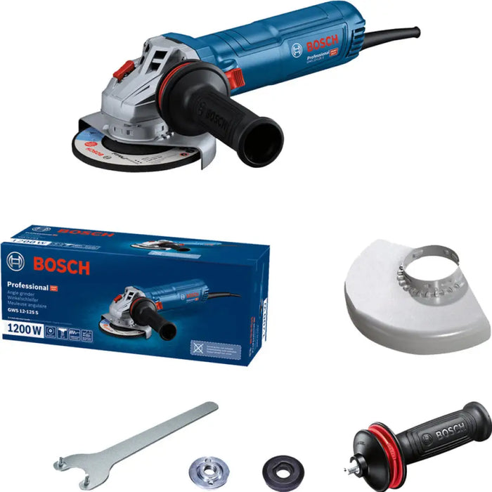ЪГЛОШЛАЙФ BOSCH PROFESSIONAL GWS12-125 S 125 мм 1200 W