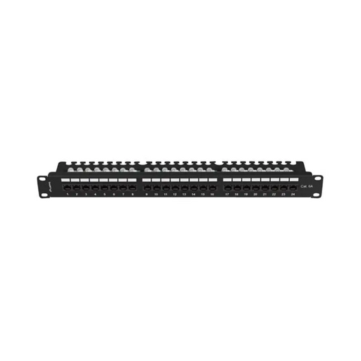Пач панел Lanberg 24 порта 1U 19’’ CAT.6a utp с органайзер