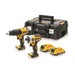 АКУМУЛАТОРЕН БЕЗЧЕТКОВ КОМПЛЕКТ DEWALT DCK2060D2T-QW 18 V