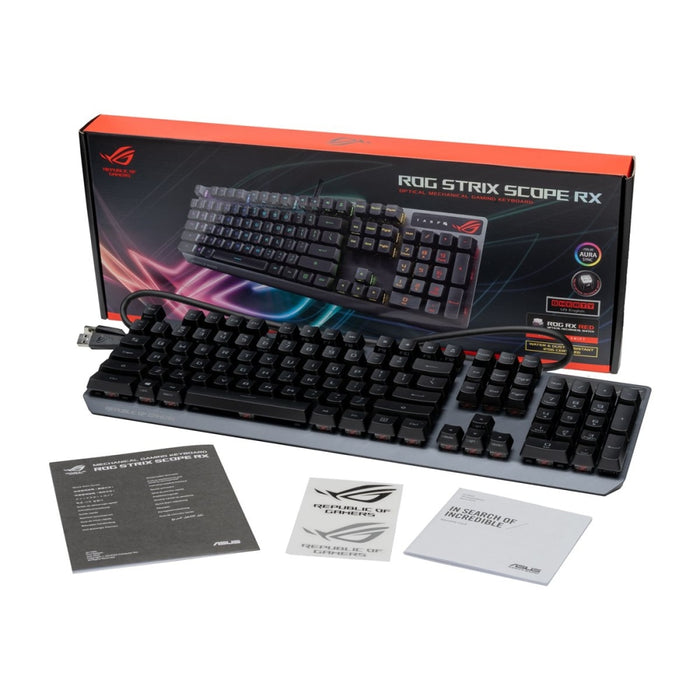 Гейминг клавиатура ASUS ROG Strix Scope RX RGB черна