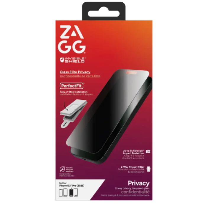 Защитено стъкло ZAGG Invisibleshield Glass Elite за iPhone