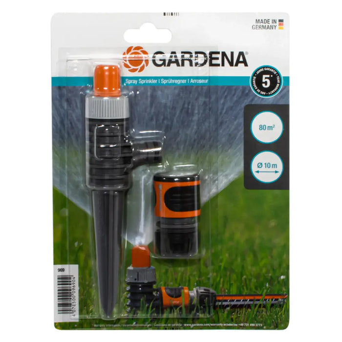 КОМПЛЕКТ РАЗПРЪСКВАЧ И СЪЕДИНИНИТЕЛ 1/2’’ GARDENA 00969-20