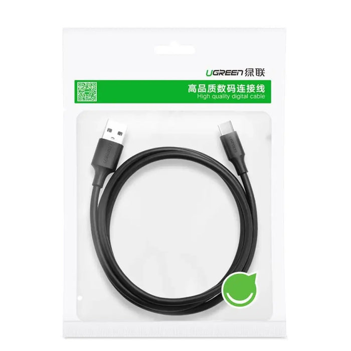 Ugreen US287 60117 USB-A / USB-C 3A кабел 1,5 м - черен