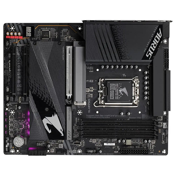 Дънна платка Gigabyte Z790 AORUS ELITE DDR4 - Поддържа