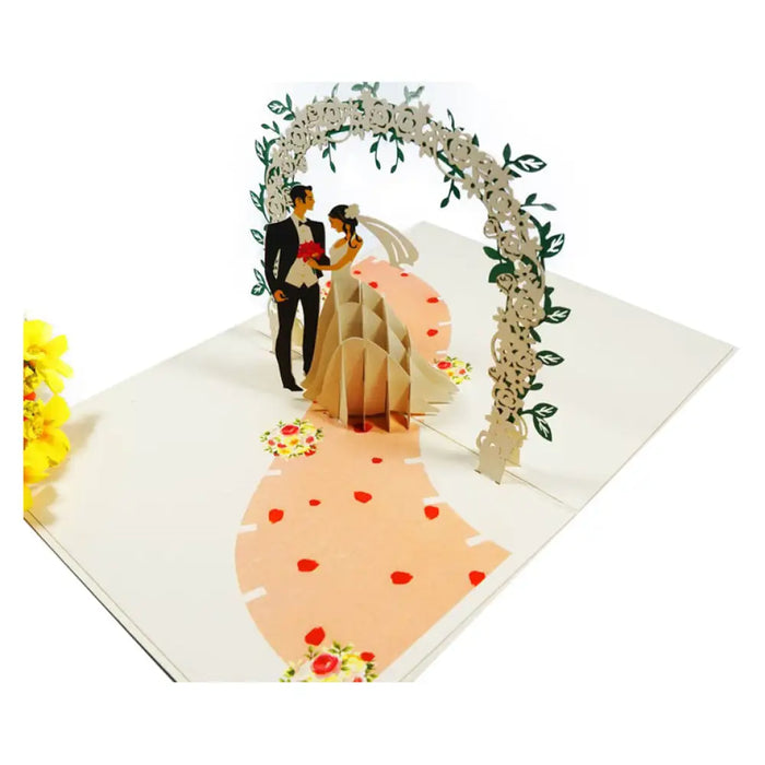 КАРТИЧКА БУЛКА И МЛАДОЖЕНЕЦ POP-UP ’БУЛКА И МЛАДОЖЕНЕЦ’