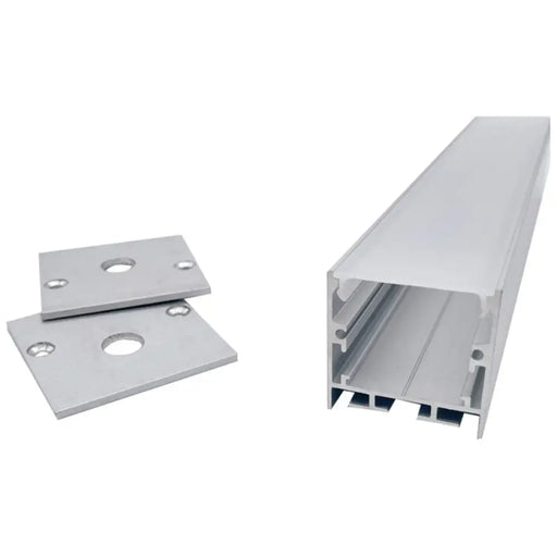 АЛУМИНИЕВ ПРОФИЛ ЗА LED ЛЕНТА С ОСНОВА ЗА 2 ЛЕНТИ 3M D-IL