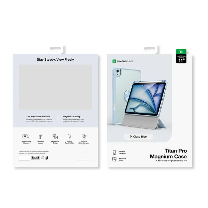 Калъф AmazingThing Titan Pro Mag за iPad Air M3 11’’ - син