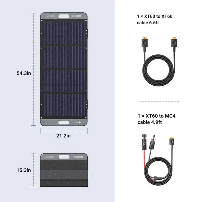 СОЛАРЕН ПАНЕЛ ЗА ЗАРЕЖДАЩИ СТАНЦИИ SC100 SOLAR PANEL 100W