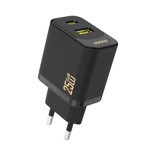 Зарядно устройство Dudao A26T GaN 25W USB-A USB-C - черно