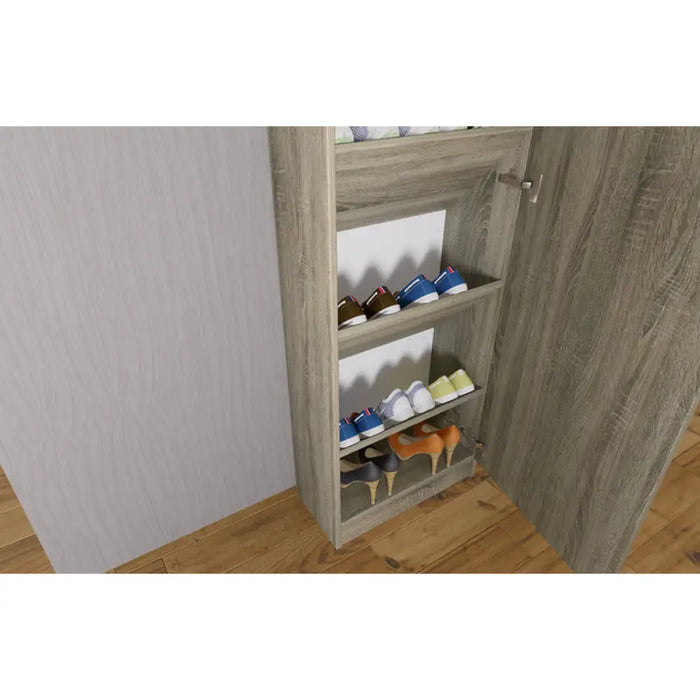 ШКАФ ЗА ОБУВКИ С ОГЛЕДАЛО IRIM CAESAR 50Х170Х23 СМ.