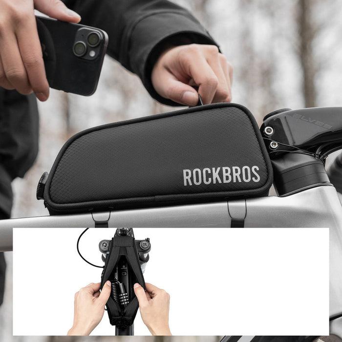 Rockbros TL004 ROAD TO SKY 0.7L Водоустойчива чанта за велосипед - черна