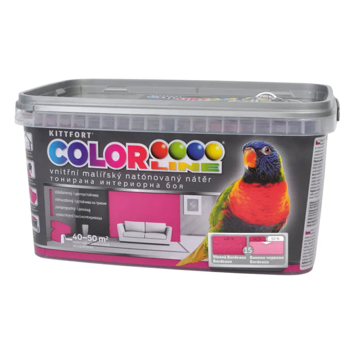 ЦВЕТЕН ЛАТЕКС ВИНЕНО ЧЕРВЕН 4 KG COLOR LINE