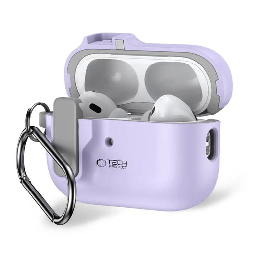 Тънък калъф Tech-Protect с карабинер за Apple AirPods Pro 1
