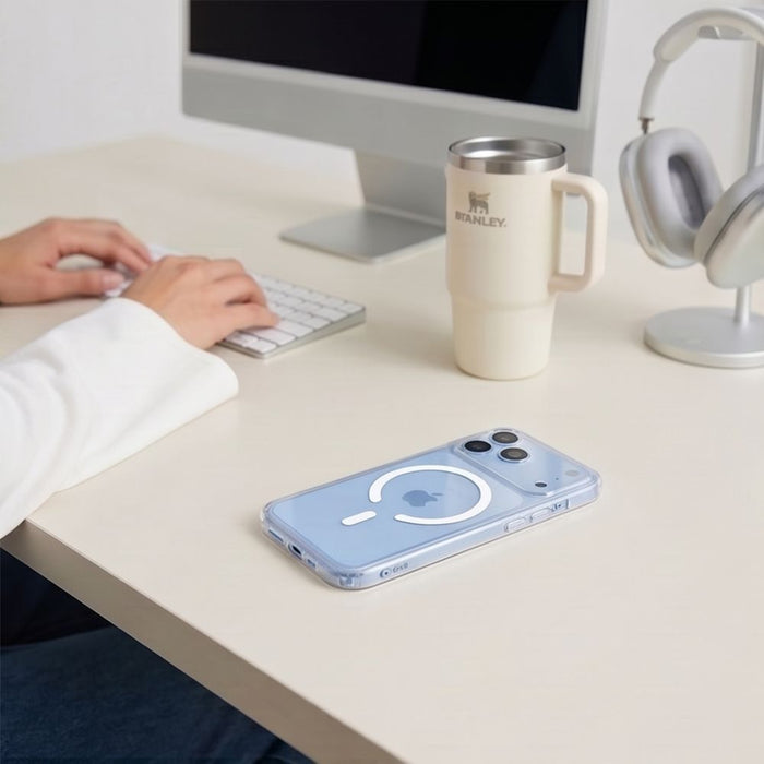 Кейс Tech-Protect FlexAir Hybrid MagSafe + Tech-Protect Glass Fit+ 2 броя закалено стъкло за iPhone 18 Pro Max / 17 Pro Max - прозрачен