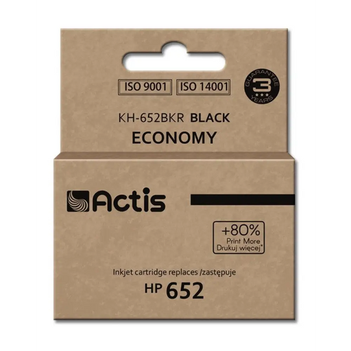 Мастило Actis KH-652BKR (резервно HP 652 F6V25AE;