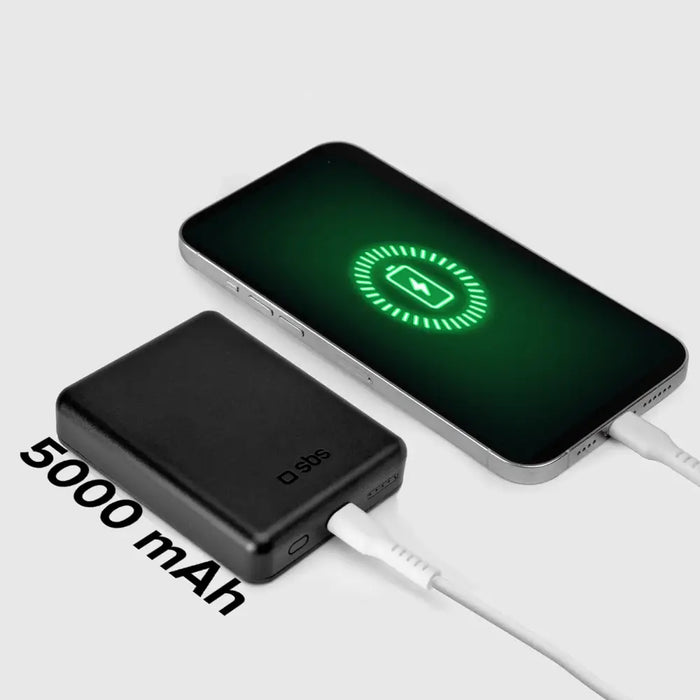 SBS TEBB5000MAG1CK безжична Преносима батерия Powerbank