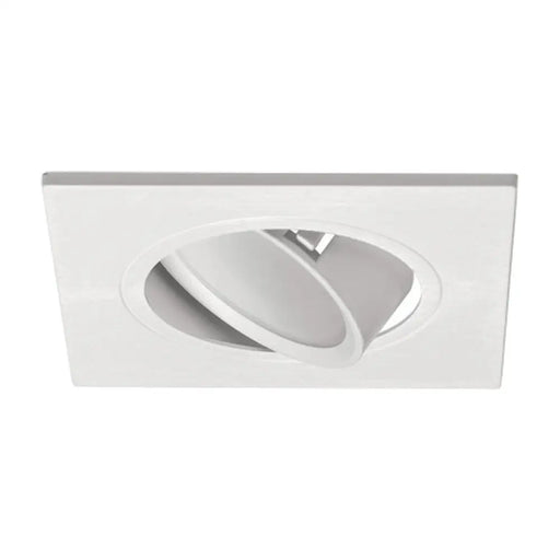 ЛУНА ЗА ВГРАЖДАНЕ КВАДРАТ GU10 ПОДВИЖНА БЯЛА ULTRALUX