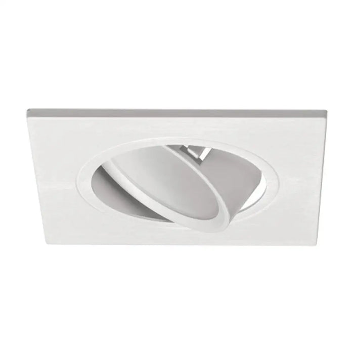 ЛУНА ЗА ВГРАЖДАНЕ КВАДРАТ GU10 ПОДВИЖНА БЯЛА ULTRALUX