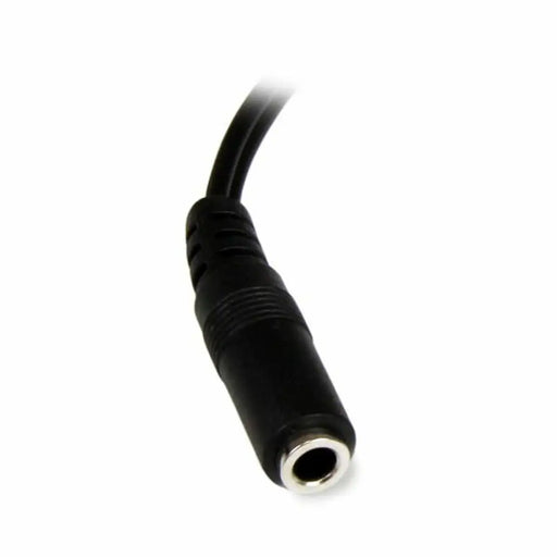 Аудио жак (3,5 mm) разклонител Startech MUFMRCA Черен 0,15 m
