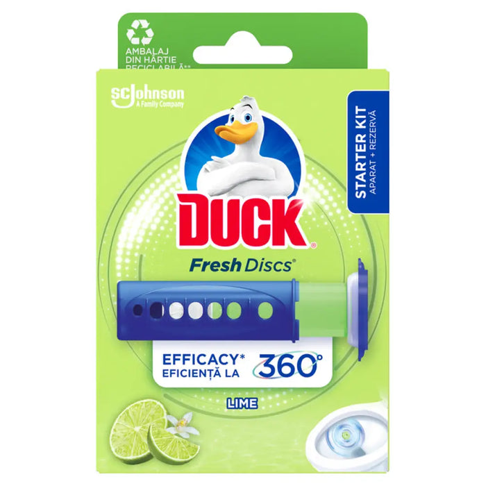 ГЕЛ ДИСКОВЕ ЗА ТОАЛЕТНА ЛИМОН DUCK