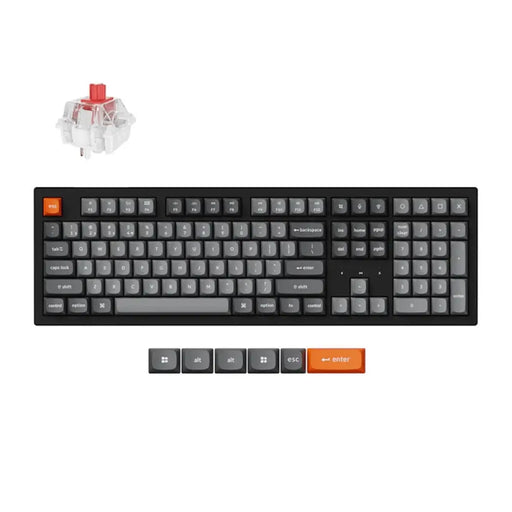 Безжична клавиатура Keychron K10 Max RGB Red Switch (черна)