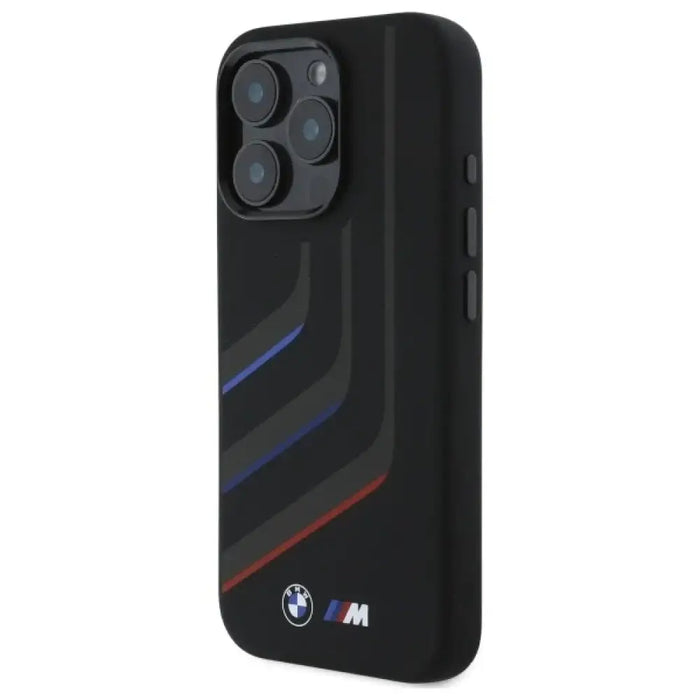 Силиконов калъф BMW Turning Lines MagSafe за iPhone 16 Pro