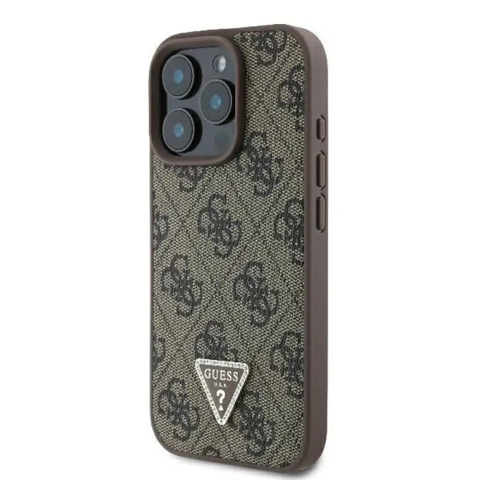 Кожен калъф с метално лого Strass Crossbody Guess за iPhone