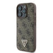 Кожен калъф с метално лого Strass Crossbody Guess за iPhone