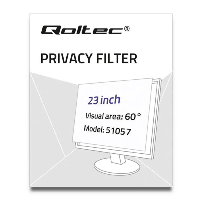 Филтри за поверителност на дисплея Qoltec 51057 58,4 cm