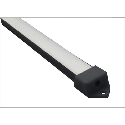 АЛУМИНИЕВ ПРОФИЛ ЗА LED ЛЕНТА П-ОБРАЗЕН ЧЕРЕН МАТ 2M D-IL