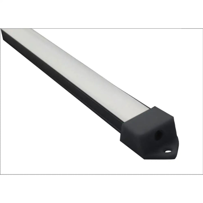 АЛУМИНИЕВ ПРОФИЛ ЗА LED ЛЕНТА П-ОБРАЗЕН ЧЕРЕН МАТ 2M D-IL