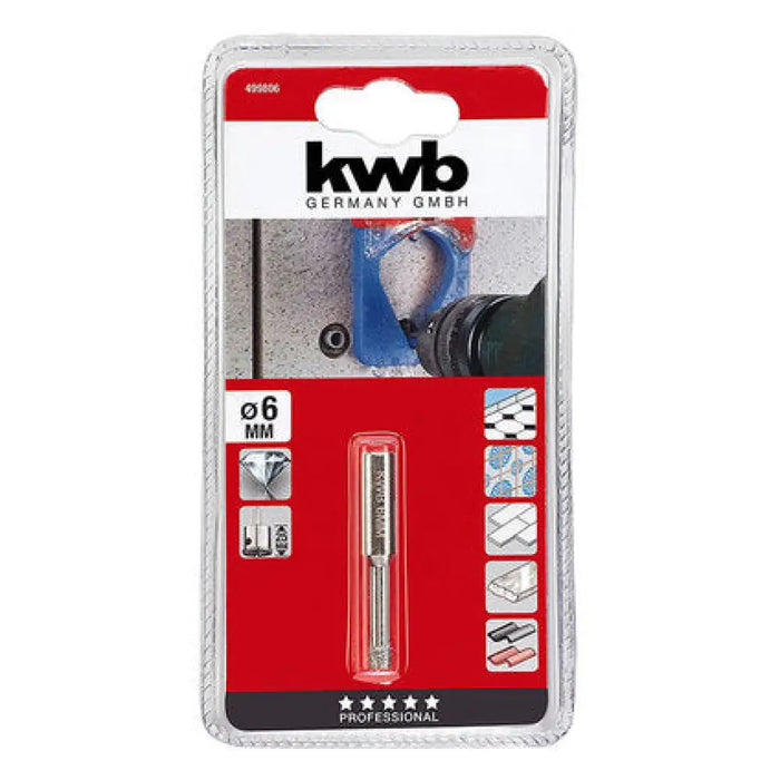 ДИАМАНТЕНА БОРКОРОНА Ф 6 ММ KWB