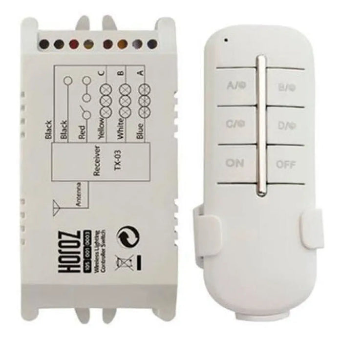 БЕЗЖИЧЕН КОНТРОЛЕР ДО 60М 1000W 3 КРЪГА HOROZ