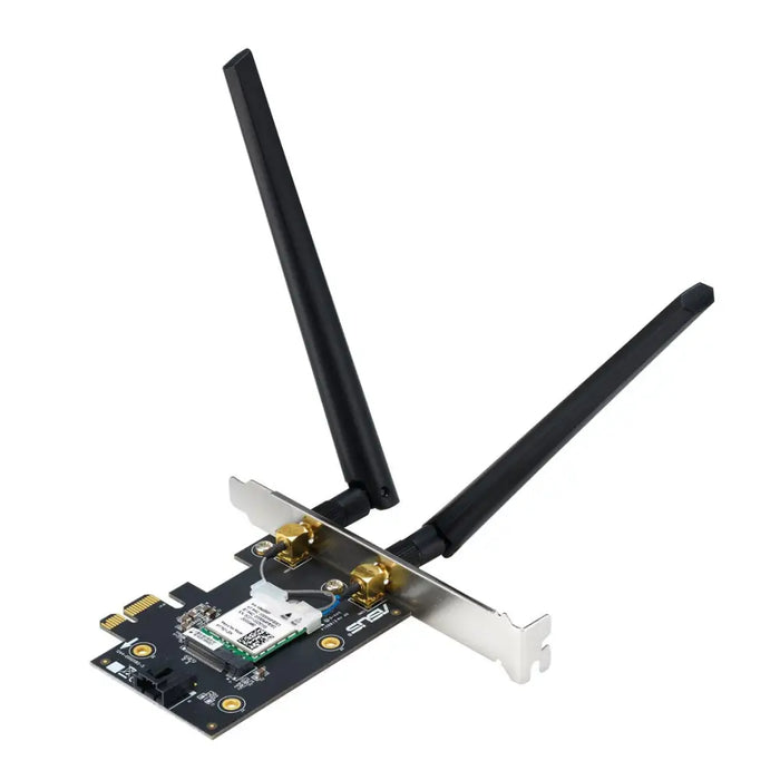 Безжичен адаптер ASUS PCE-BE6500 WiFi 7 PCI-e две външни