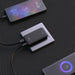 GaN Dudao A65Q 65W USB-A / USB-C PD Ултра-тънко зарядно